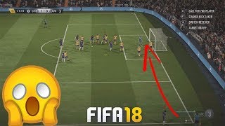 كيف تسجل ركنية مباشرة في لعبة فيفا 2018  FIFA 2018 [upl. by Lezned665]