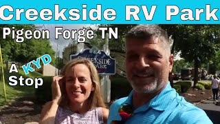 Creekside RV Park where KYD Visited Pigeon Forge [upl. by Yaras180]