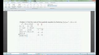 Algebra Help Solving Quadratics by Factoring [upl. by Frederic]