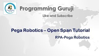 OpenSpan Tutorial  Pega Robotics  RPA  Open Span training Session 4 [upl. by Issac]