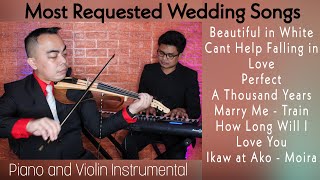 Most Requested Wedding Songs  Piano amp Violin Instrumental  GSeven Band [upl. by Antonius]