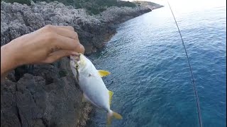 Light Rock Fishing in Greece [upl. by Analad]