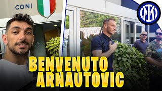 HO INCONTRATO ARNAUTOVIC VLOG DAL CONI WELCOME TO INTER CALCIOMERCATO 20232024 [upl. by Tobi]