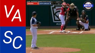 Virginia vs South Carolina  LLWS Southeast Regional Opening Round  2023 LLWS Highlights [upl. by Laertnom]