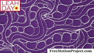 Funky New Pattern Tangled Snakes Quilting Design [upl. by Duggan]