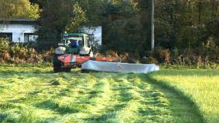 Small John Deere 6320 and Big Kuhn GMD 4410 Lift Control [upl. by Ttennej]