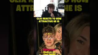 Clix reacts to how attractive he is clix fortnite gaming trending viral [upl. by Ayrolg]