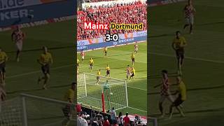 Mainz vs Dortmund 30😨😨 fsvmainz05 bundesliga spieltag bvb fsv goal lee mainz05 [upl. by Nailimixam]