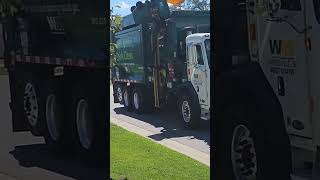 Bluffton SC Peterbuilt 520 Mcneilus ZR On Recycle trashtruck wastemanagement trashcollection [upl. by Halimeda]