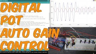 Op Amp Auto Gain with Arduino and a Digital Potentiometer [upl. by Quirk]