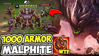 When Malphite hits 1000 Armor your autos do 0 damage to him RAID BOSS MALPHITE [upl. by Ardnuaed]