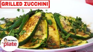 ITALIAN GRILLED ZUCCHINI RECIPE  How to Grill Zucchini [upl. by Ativad]