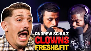 Andrew Schulz EMBARRASSED Fresh amp Fit w DJ Akademiks [upl. by Dennett10]