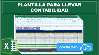 PLANTILLA EN EXCEL PARA LLEVAR LA CONTABILIDAD DE TU NEGOCIO [upl. by Dorraj]