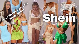 Shein holiday haul  irresistible me hair extension transformation ft Payton [upl. by Anatol]