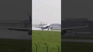 RwandAir A330 Wet Runway Take Off  Brussels Airport 🤩 [upl. by Hael]