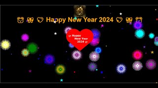 Wishing happy new year using python turtle New year python new year animated greeting card python [upl. by Xonel]