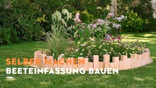 Selber machen Beeteinfassung bauen [upl. by Ace]