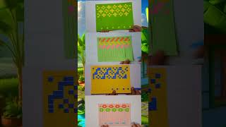 paper weaving tutorial paper weaving styles weaving paper step by step 4 [upl. by Natal685]