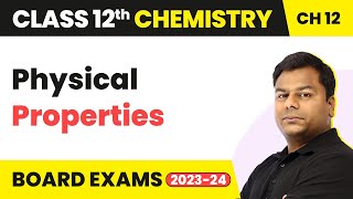 Physical Properties Aldehydes Ketones and Carboxylic Acids Class 12 Chemistry Ch12  IITJEENEET [upl. by Eimilb]