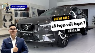 Giá Volvo XC60 B6 Xám nâu Platinum Grey NT Vàng Amber  Giá lăn bánh Khuyến mãi Đánh giá Hình ảnh [upl. by Marian]