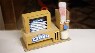 DIY OREO and Fresh Milk Vending Machine at Home [upl. by Reinhart81]