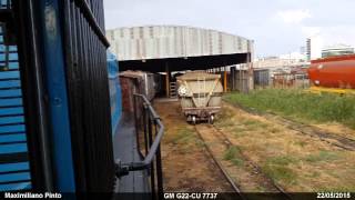 Estación Alta Cordoba  Desvío de vagones [upl. by Nylyrehc]