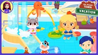 Dr Panda Town Vacation App Game Play with Millie amp Me Kids Toys [upl. by Milty164]