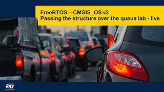 FreeRTOS on STM32 v2  13h Passing items over queue  LIVE lab [upl. by Shimkus]