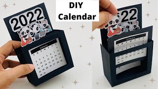 How To Make Easy Paper Desk Calendar For Kids  Nursery Craft Ideas  Paper Craft Easy  KIDS crafts [upl. by Lillian]