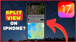 Can You Split Screen on iPhone in iOS 17 [upl. by Ivad]