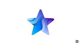 Affinity Star Logo Design  Affinity Designer Tutorial [upl. by Anelaf]