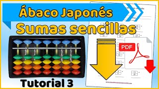 Ábaco Japonés curso para niños cómo realizar sumas sencillas incluye ACTIVIDAD DESCARGAR GRATIS [upl. by Eiramnaej]