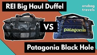 REI Big Haul vs Patagonia Black Hole [upl. by Arramahs]