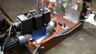 Servo valve test unit [upl. by Ayomat]