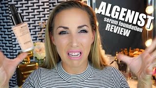 ALGENIST SERUM FOUNDATION REVIEW  JESSICAFITBEAUTY [upl. by Eita]