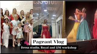 Pageant Vlog COME WITH ME DRESS SHOPPING ROYAL PAGEANT AND IJM WORKSHOP [upl. by Anwahsak632]