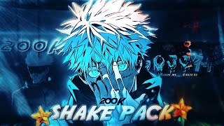 GOJO神 SHAKE PACK  3D TEXT🎁 Thank you for 200K💞 [upl. by Aramot]