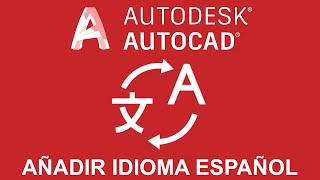 Tutorial AutoCAD cambiar idioma  Español [upl. by Britt]