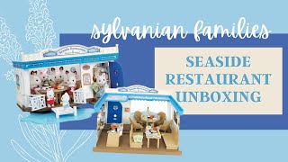 Sylvanian Families UNBOXING Seaside Restaurant [upl. by Dorran]