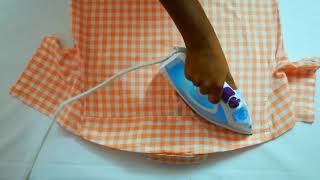 How to iron a dress shirt and fold perfectly  Wrinkle free dress shirtsiron shirt easy method [upl. by Noryd]