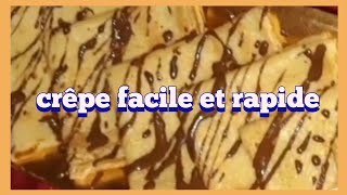 crêpe recette facile et rapide [upl. by Inverson]