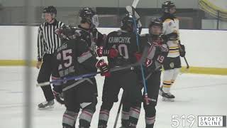 GOJHL Showcase  Hamilton Kilty Bs vs Ayr Centennials [upl. by Sibelle]