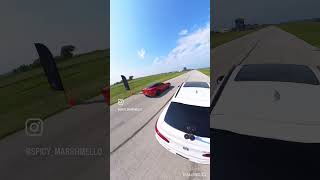 Roll Race Z06 Corvette vs X4m SpicyMarshmello [upl. by Adahs64]