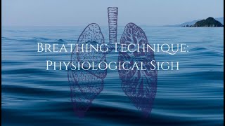 Breathing Technique Physiological Sigh [upl. by Idet]