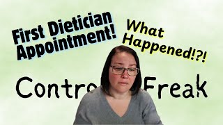 My First Dietician Appointment for Disordered Eating – You Wont Believe What Happened [upl. by Evod43]