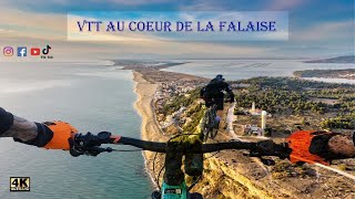 VTT Leucate en plein cœur de la falaise 55 [upl. by Nevin]