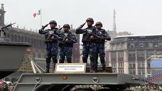 Desfile Militar 2023 Secretaría de Marina Armada de México  Imagen Noticias [upl. by Franz]