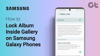 How to Lock Album Inside Gallery on Samsung Galaxy Phones  Guiding Tech Tutorial [upl. by Sitof]