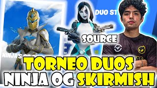 PGOD Y SOURCE TORNEO NINJA OG SKIRMISH DUOS🔥FORTNITE OG RESUMEN COMPLETO [upl. by Asirahc]